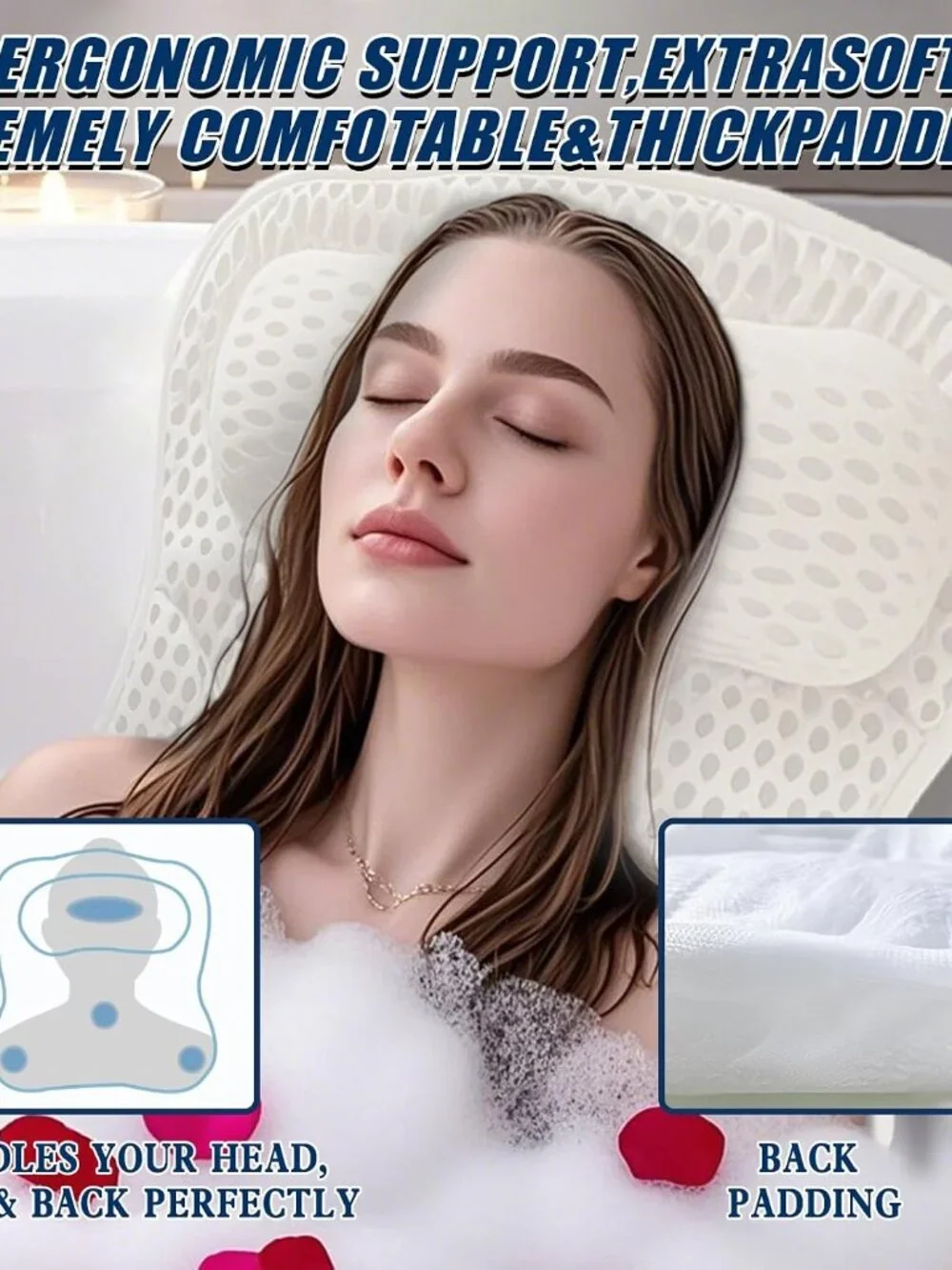 N/A bath pillow